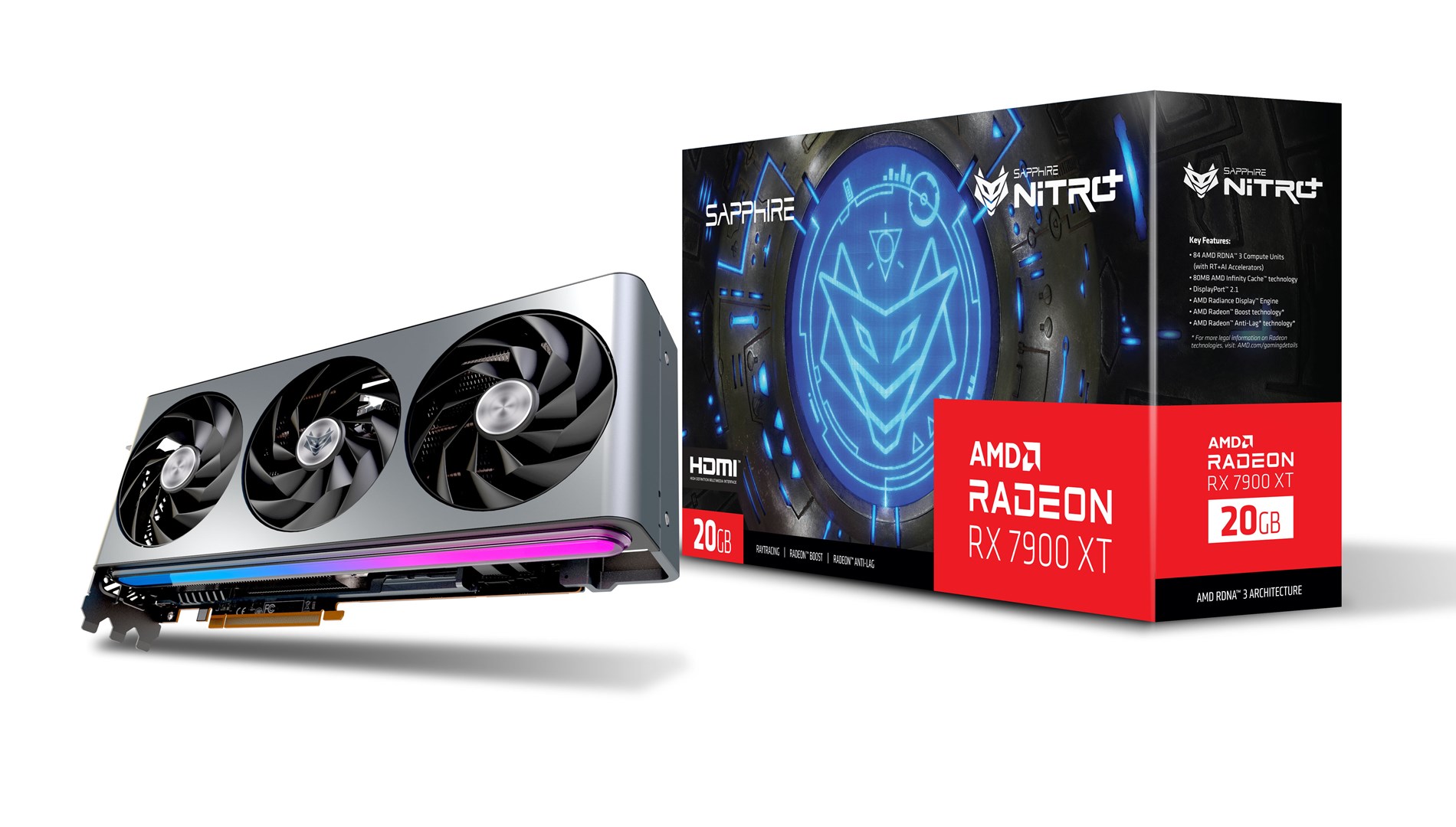 Kartë grafike Sapphire NITRO+ AMD Radeon RX 7900 XT, 20 GB GDDR6