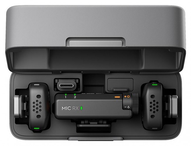 Sistem mikrofoni DJI Mic Mini (2TX+1RX + kuti karikimi)