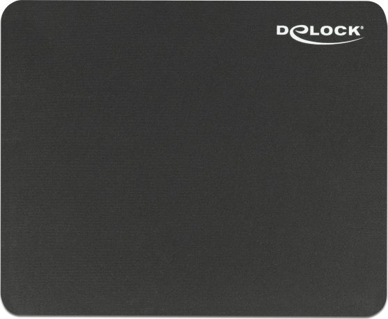 Mousepad DeLOCK 12005, sipërfaqe e lëmuar, kundër rrëshqitjes, i zi