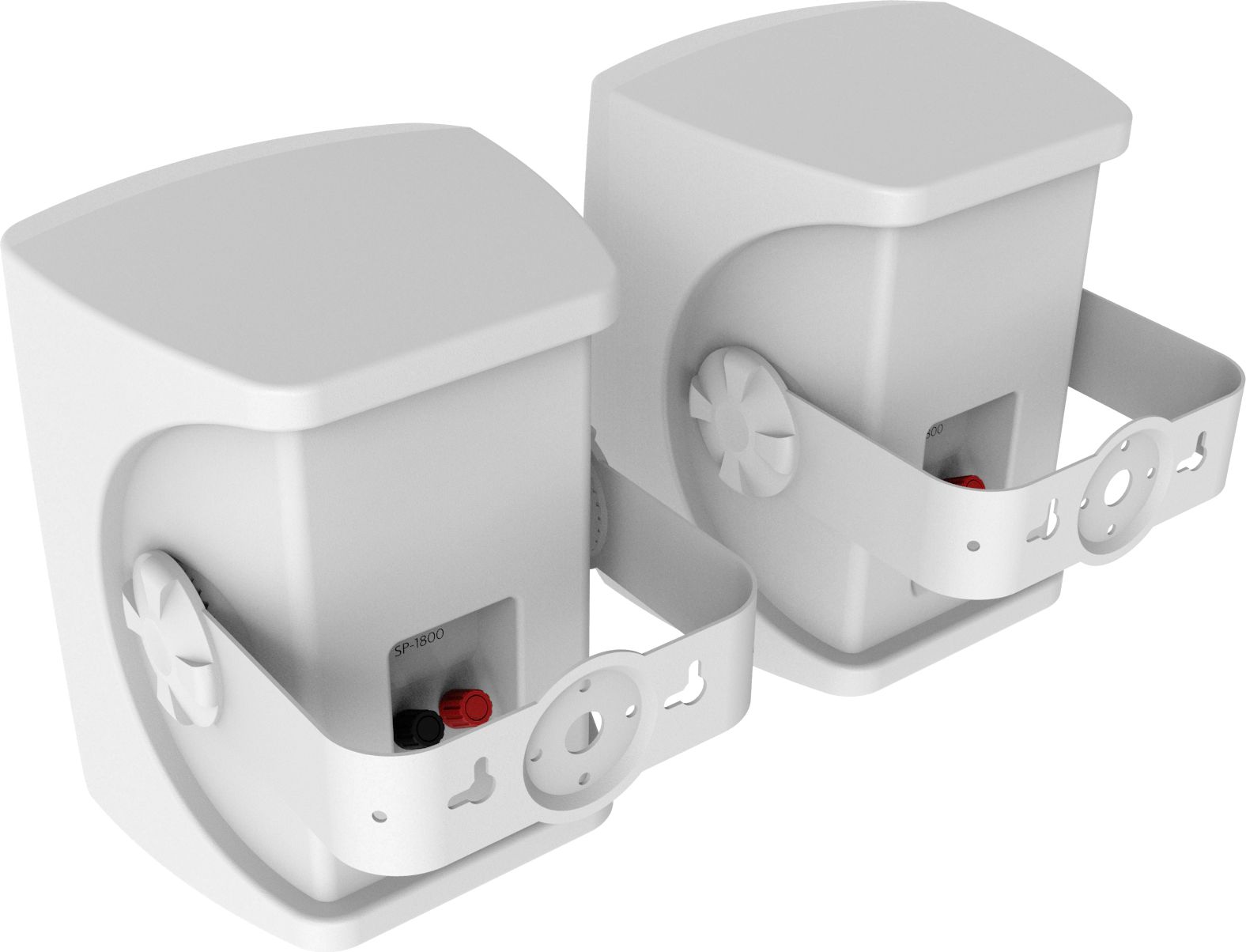 Altoparlant muri Vision SP-1800, 3-way, me kabllo, i bardhë, i rinovuar