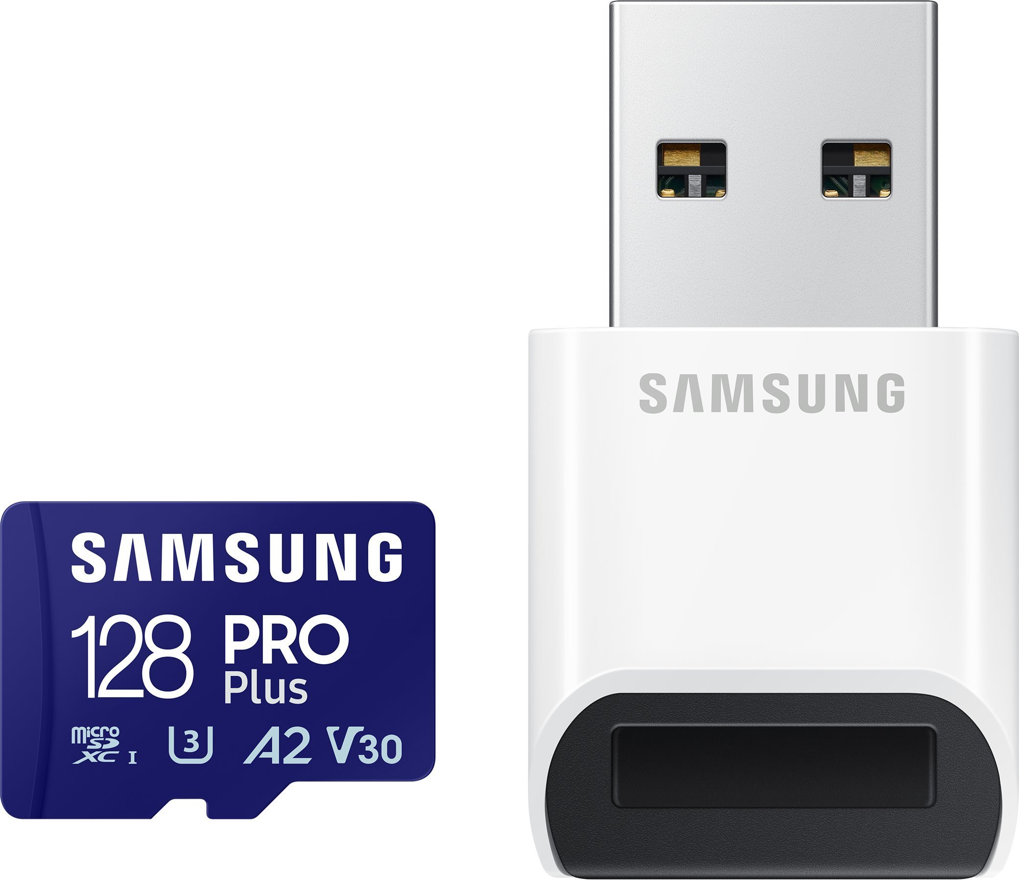 Kartë memorie Samsung PRO Plus MicroSDXC, 128GB, U3 A2 V30