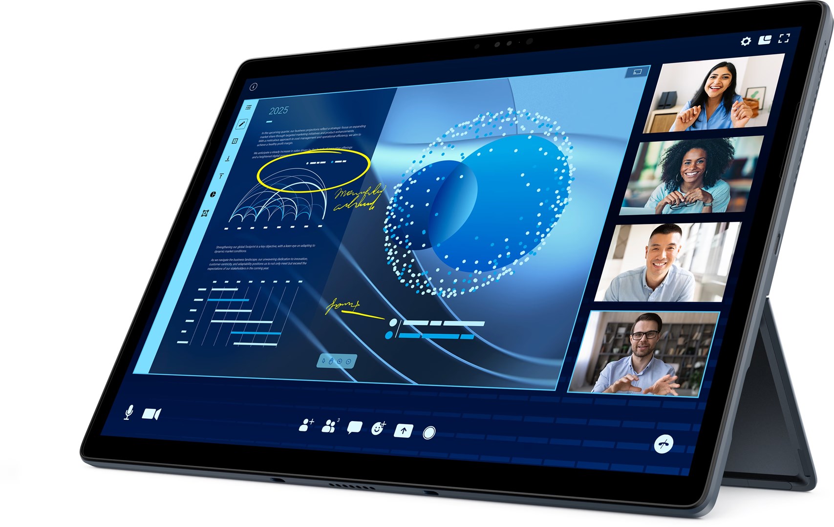 Laptop DELL Latitude 7350 Detachable, 13", Intel Core Ultra 5, 16 GB LPDDR5x-SDRAM, 512 GB SSD, i kaltër