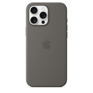 Apple iPhone 16 Pro Max Silicone Case with MagSafe, Stone Gray Apple iPhone 16 Pro Max Silicone Case with MagSafe, Stone Gray