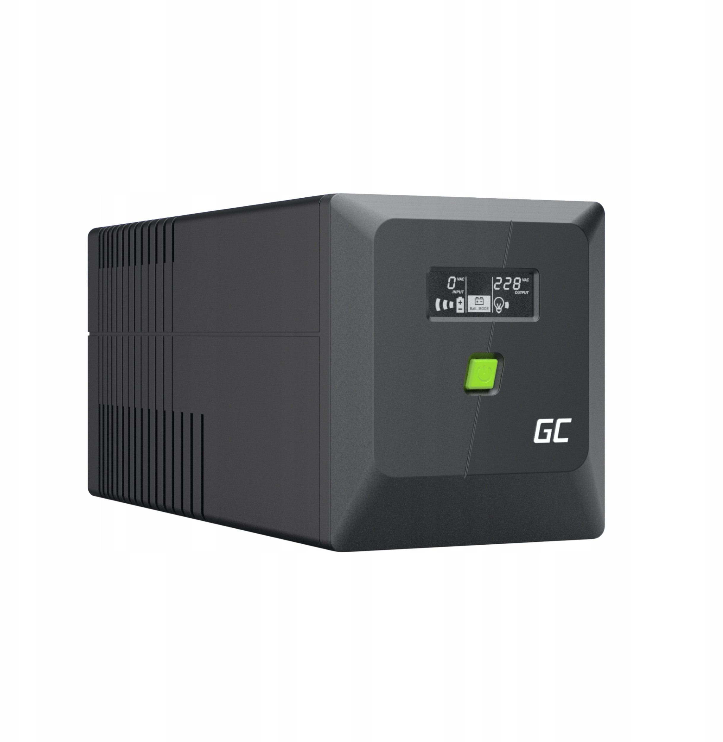 UPS Green Cell PowerProof 1000VA 700W, Line Interactive, sinus i pastër, i zi