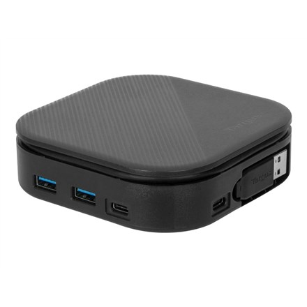 Докинг станица USB-C Targus, Dual HD, 80W PD Pass-Thru, црна
