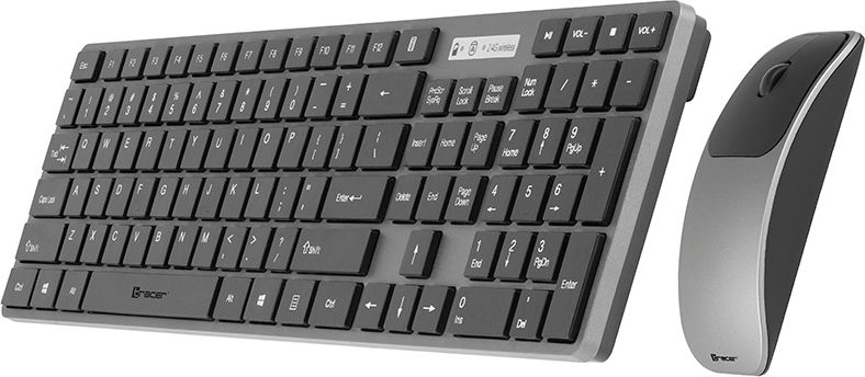 Сет тастатура и глувче Трајсер РФ Нано TRAKLA46773, безжичен, 1000 DPI, црн