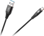 Kabllo REBEL USB në USB-C, kënd i drejtë, 2m, e zezë