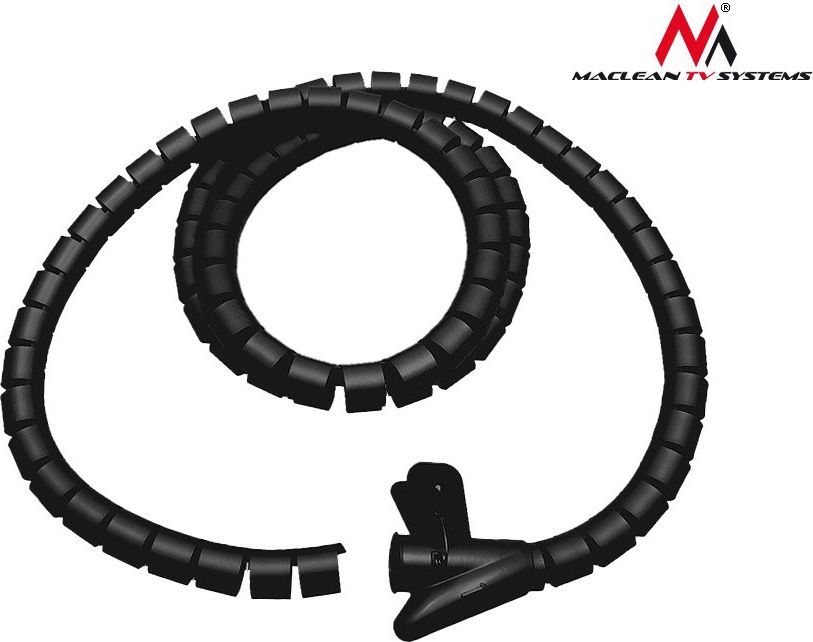 Maclean Капак за Организатор на Кабели MCTV-676 B, Црн