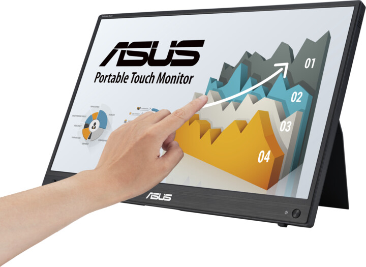 Монитор ASUS ZenScreen MB16AHT - LED, 15.6", FHD, црн