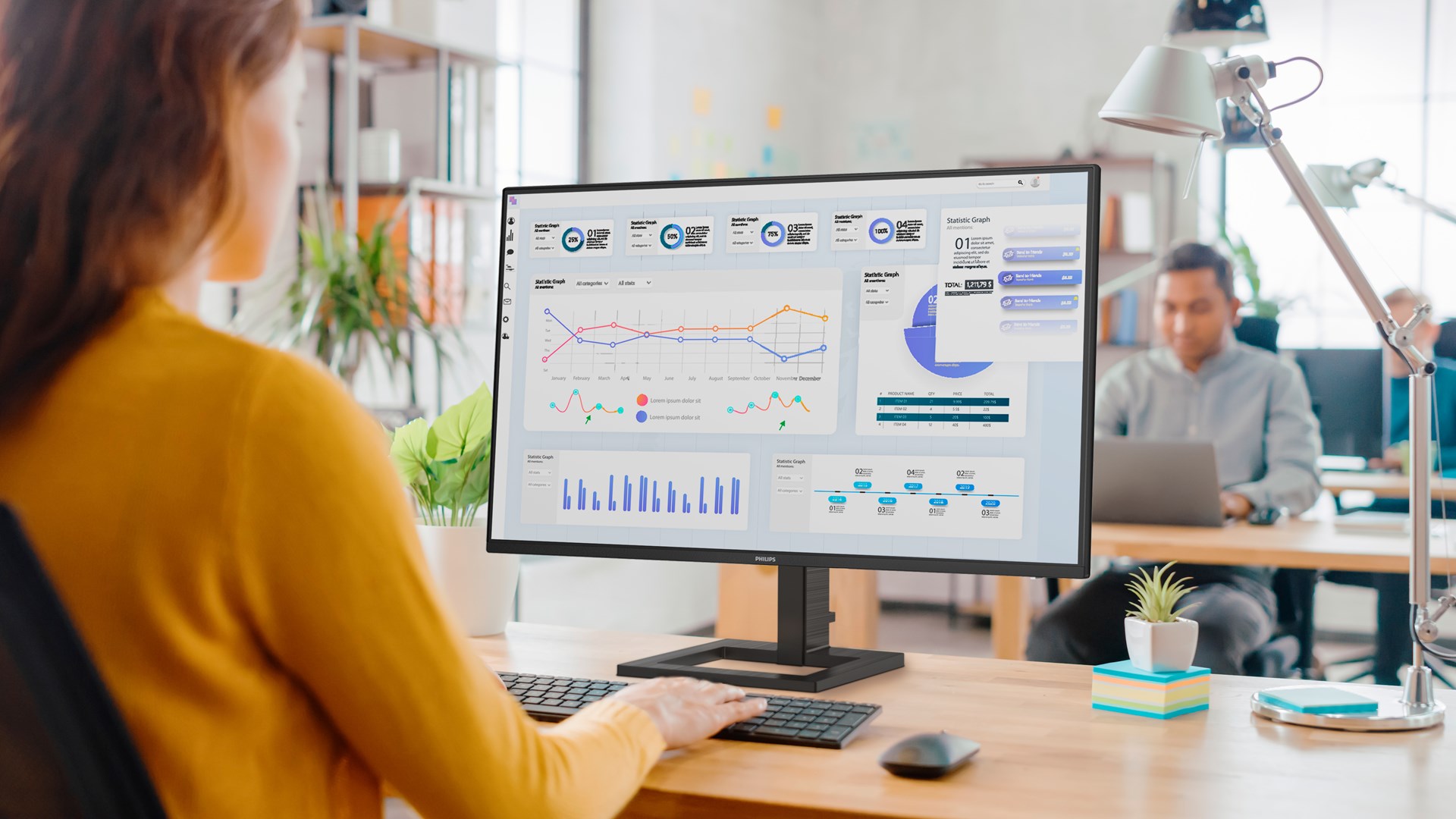 Monitor Philips 27E1N1800AE, 27", 4K Ultra HD, LED, i zi