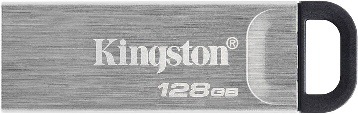 USB Kingston DataTraveler Kyson, - 128GB,  i argjendtë