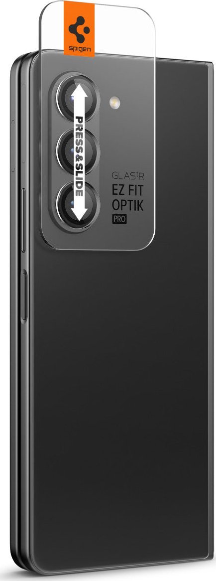 Заштитно стакло за камера Spigen Optik Pro, 2 парчиња, за Samsung Galaxy Z Fold5, црно
