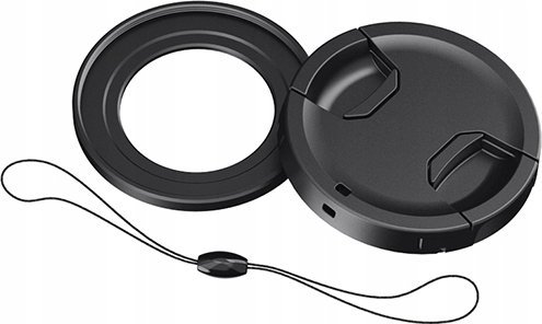 Adapter lentesh me kapak JJC RN V10 për Canon Powershot V10, set aksesorësh, i zi