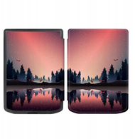 Mbulesë grafike TPU për PocketBook Verse Pro 629 634, me magnet, Night Lake