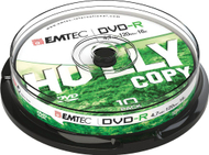 Disqe DVD R Emtec ECOVR471016CB, 4.7GB, 16x, paketim cakebox 10 copë