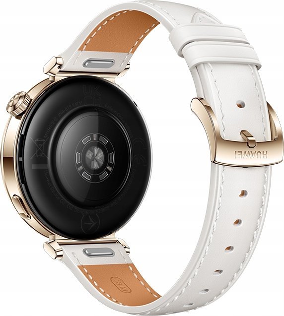 Ora inteligjente HUAWEI Watch GT 5, 41 mm, gold, me rrip lëkure të bardhë