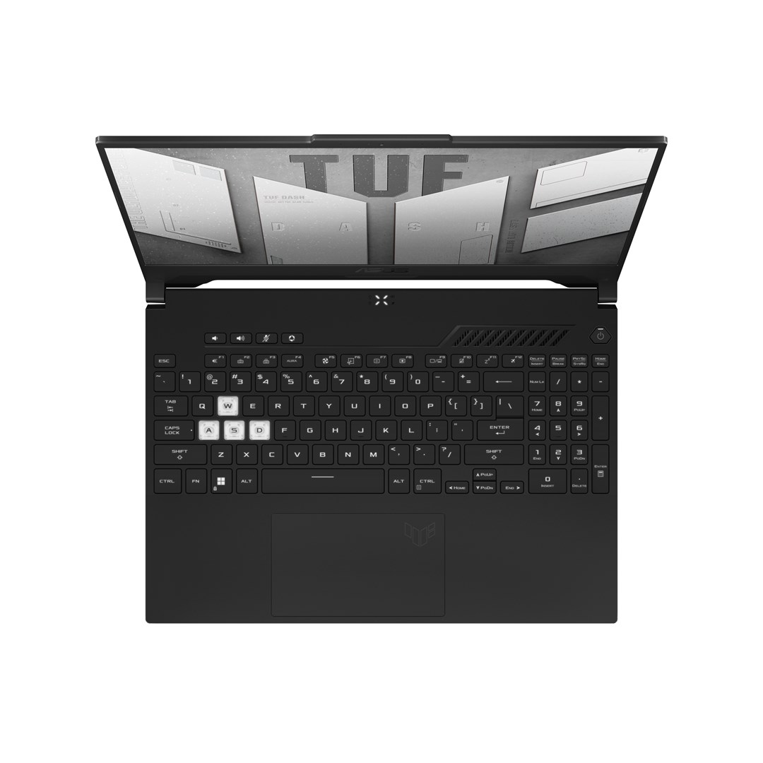 Laptop ASUS TUF Dash, 15.6", Intel i5-12450H, 16 GB RAM, 512 GB SSD, NVIDIA GeForce RTX 3050 Ti, i zi