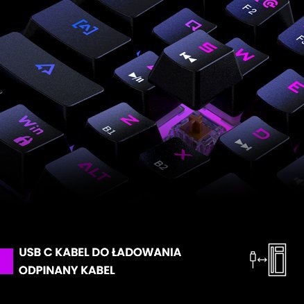 Tastierë Preyon Brown All Claw Gateron Brown, US, e zezë