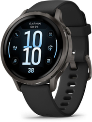 Паметен часовник Garmin Venu 4, GPS, нерѓосувачки челик, црн