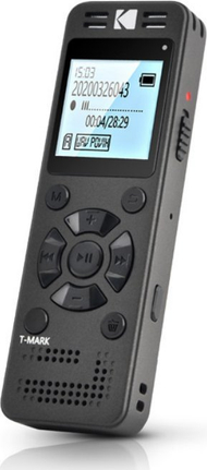 Звучен рекордер Kodak VRC 350, 8GB, компактен екран, црн