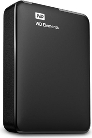 Hard disku i jashtëm Western Digital HDD Elements Portable, 2 TB, i zi