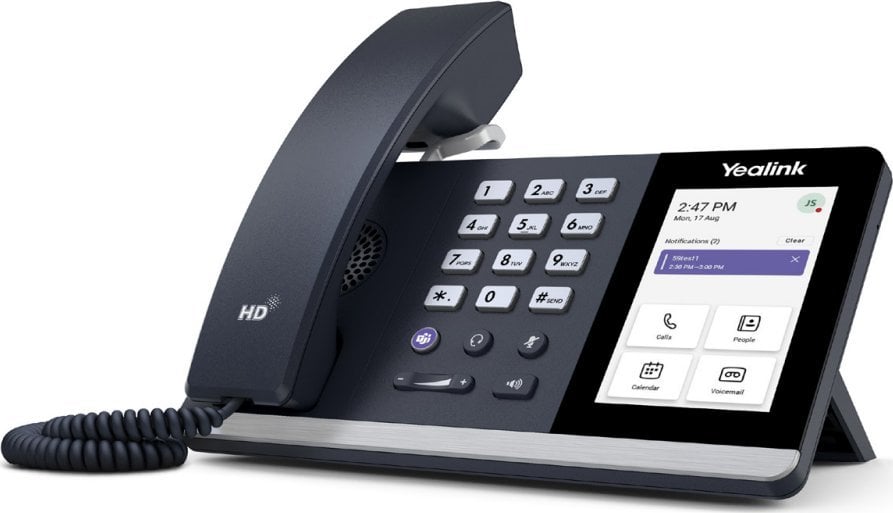 Telefoni IP Yealink MP54 E2 Teams, ekran 4", PoE, i zi