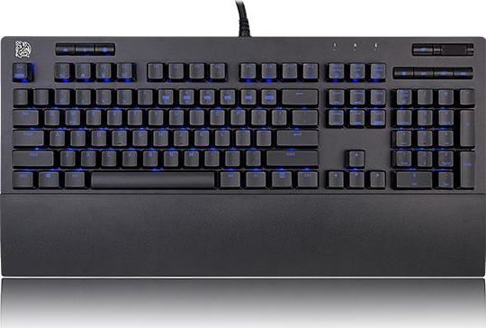 Tastierë Thermaltake TT eSports Neptune PRO KB-NPP-TBBLUS-01, Blue Switch, e zezë