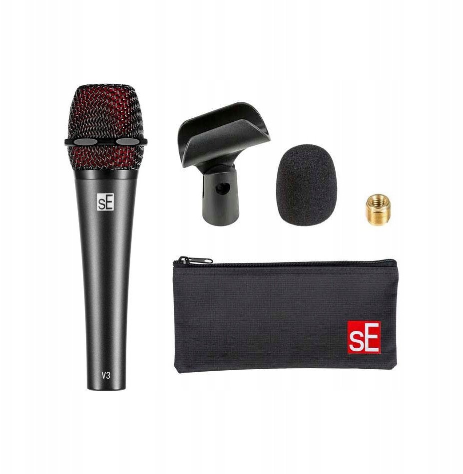 Mikrofon dinamik dorak SE Electronics V3 U, kardioid, i zi