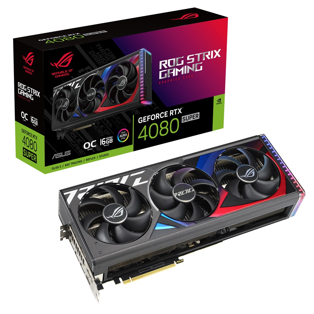 Kartë grafike ASUS ROG Gaming NVIDIA GeForce RTX 4080 SUPER, 16 GB GDDR6X