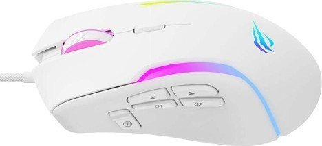 Mouse gaming Havit MS1033, 9 butona, RGB, i bardhë