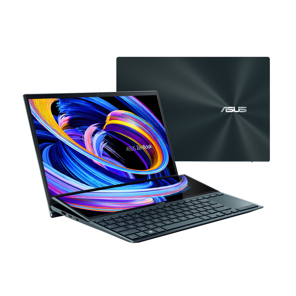 Лаптоп - ASUS ZenBook Duo 14 UX482EGR-HY356W (14") Touchscreen Full HD Intel® Core™ i7 32 GB LPDDR4x-SDRAM 1000 GB SSD NVIDIA GeForce MX450 Син
