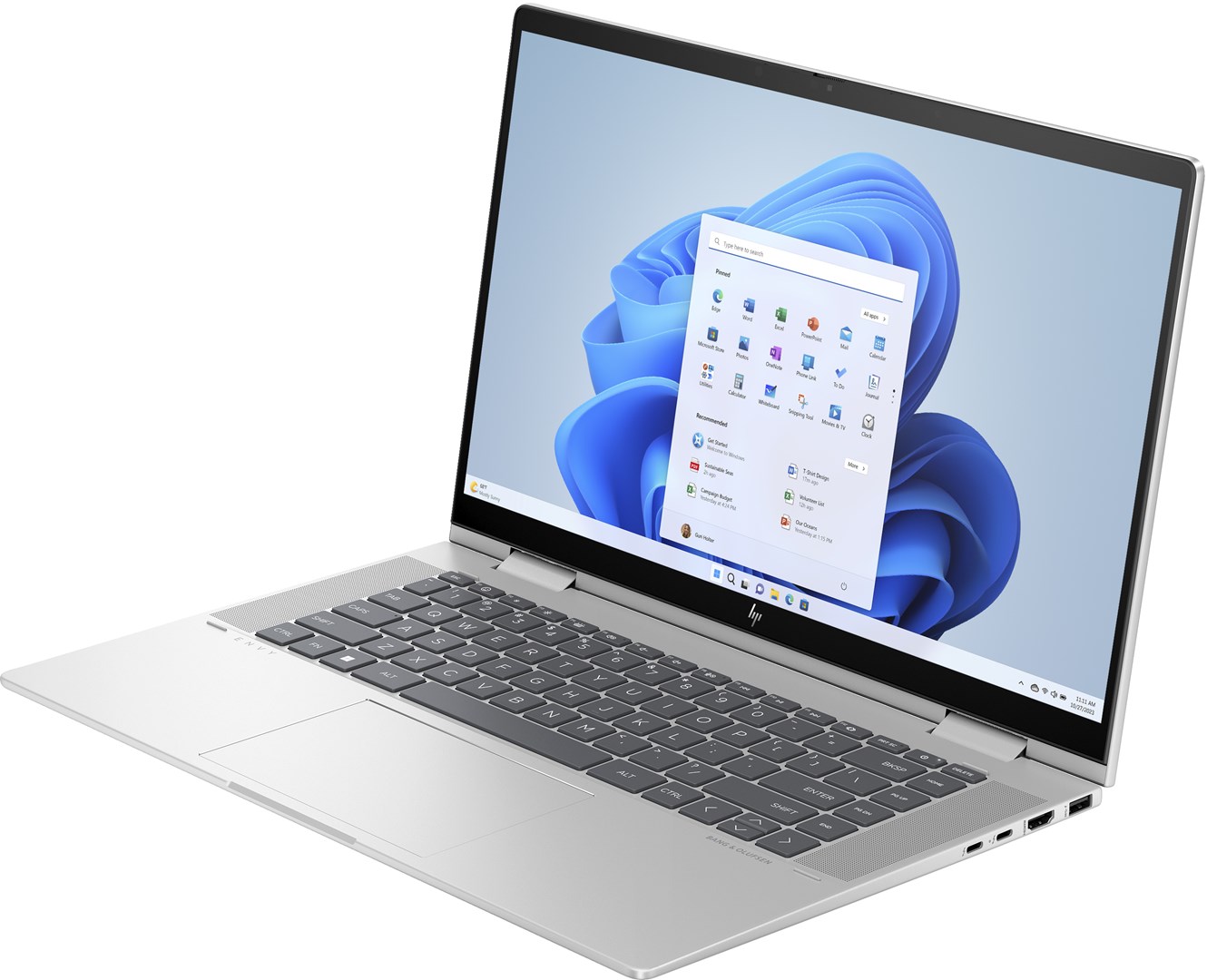 Laptop HP ENVY x360 15-fe0015nw , 15.6", Intel Core i5 1335U, 16 GB RAM, 512 GB SSD, i argjendtë