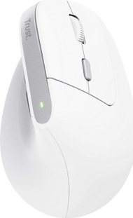 Maus Trust Bayo, wireless, USB, i bardhë