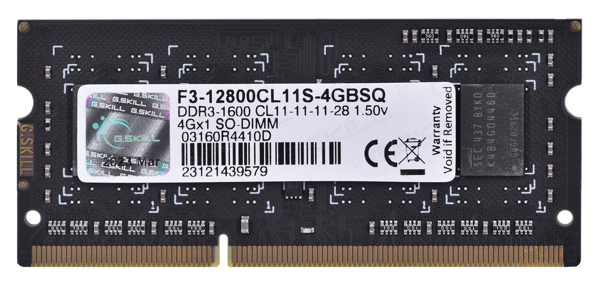 Memorie RAM G.Skill, 4GB, DDR3, 1066MHz, e zezë