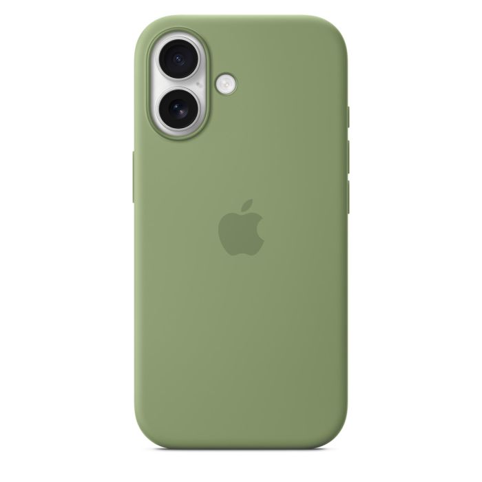 Apple iPhone 17 Silicone Case with MagSafe, Light Moss