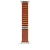Apple Watch 49mm Loop, Terra Cotta Alpine Loop, Small, Natural Titanium Finish