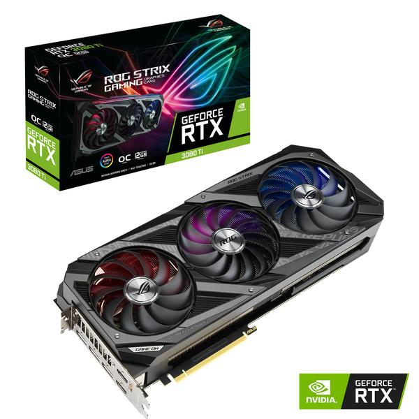 Kartelë grafike ASUS ROG -STRIX-RTX3080TI-O12G-GAMING NVIDIA GeForce RTX 3080 Ti 12 GB GDDR6X