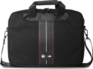 Çantë laptopi BMW Nylon Red Stripe, deri 16", najlon, e zezë
