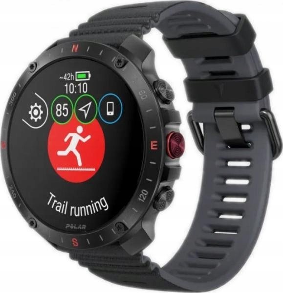 Ora sportive Polar Grit X2 Pro, Amoled 1.39", GPS, argjendtë gri S-L