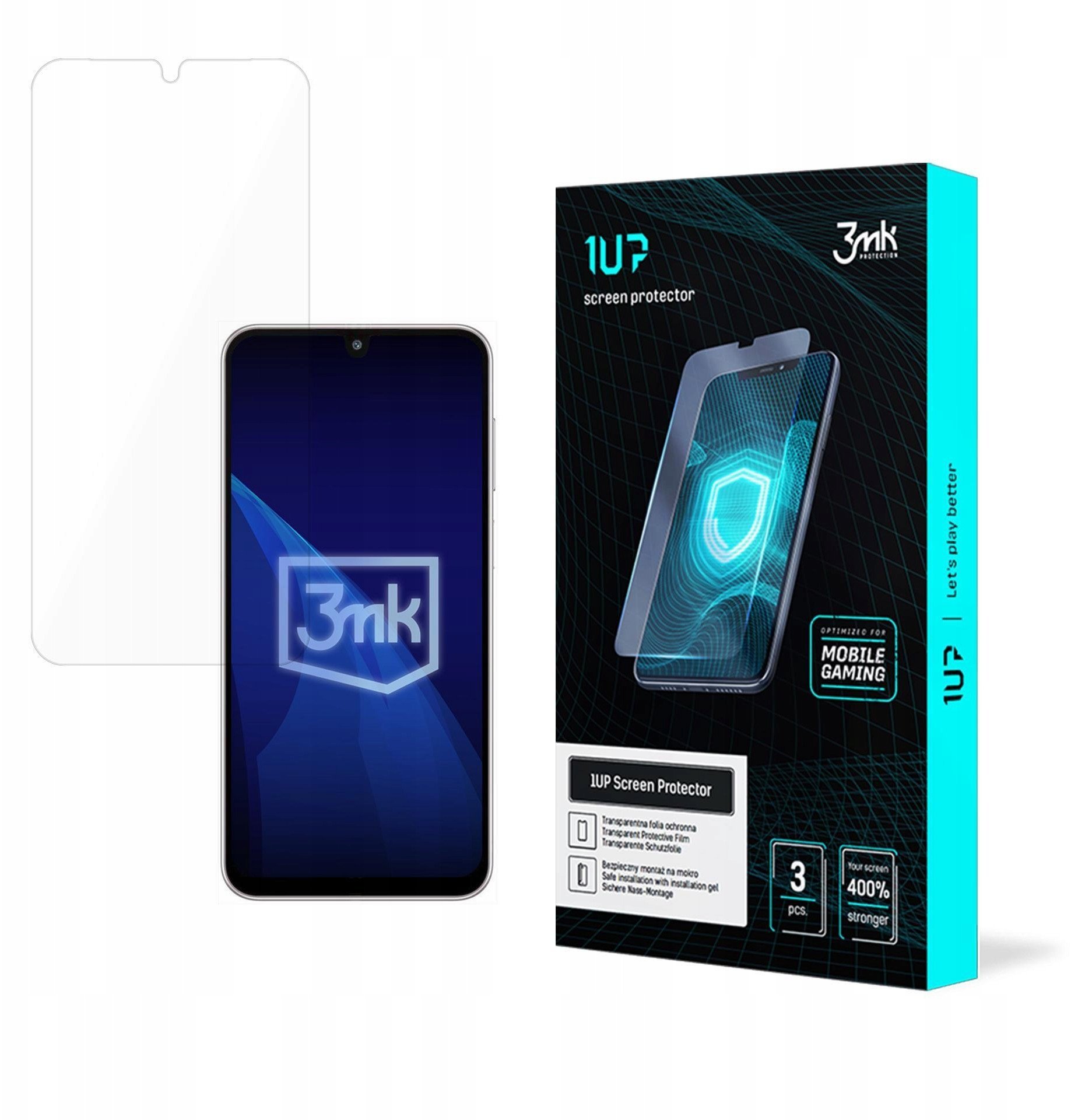 Folie mbrojtëse 3MK 1UP për Samsung Galaxy M16 5G, plastike, transparente