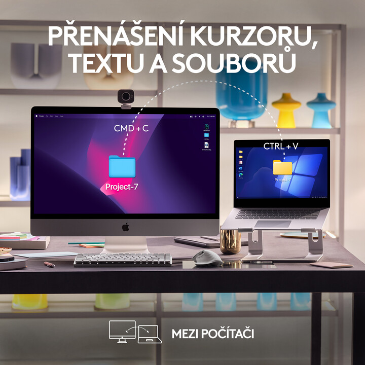 Глувче Logitech MX Master 3S за Mac, сиво