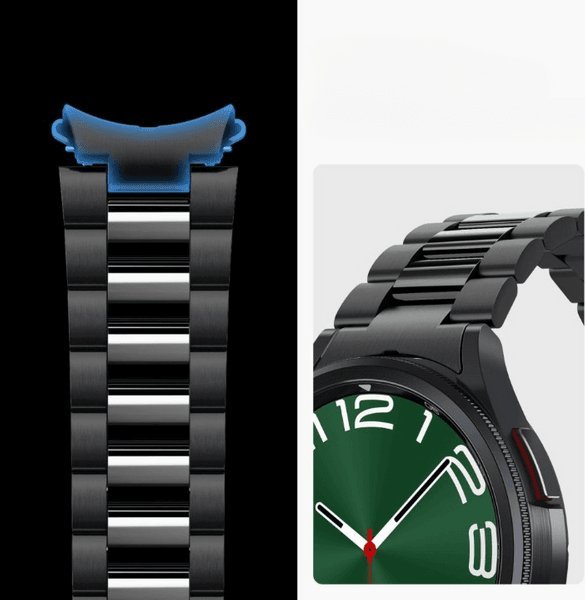 Rrip ore inteligjente Spigen Modern Fit 316L, për Samsung Galaxy Watch6 Classic 47mm, i zi