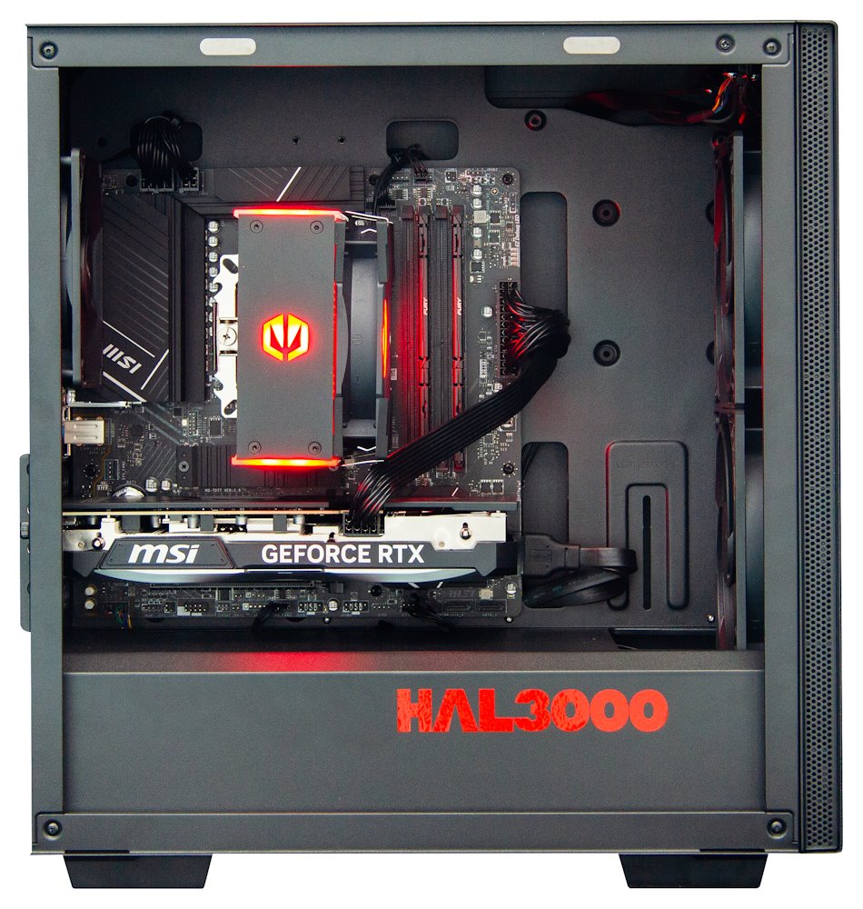 Kompjuter HAL3000 Cluicher Líne Pro, AMD Ryzen 5 9600X, 32GB DDR5, 1TB SSD, RTX 4070, i zi