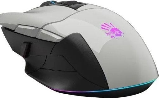 Mouse gaming A4Tech Bloody W70MAX, 10000 DPI, me kabllo, i bardhë