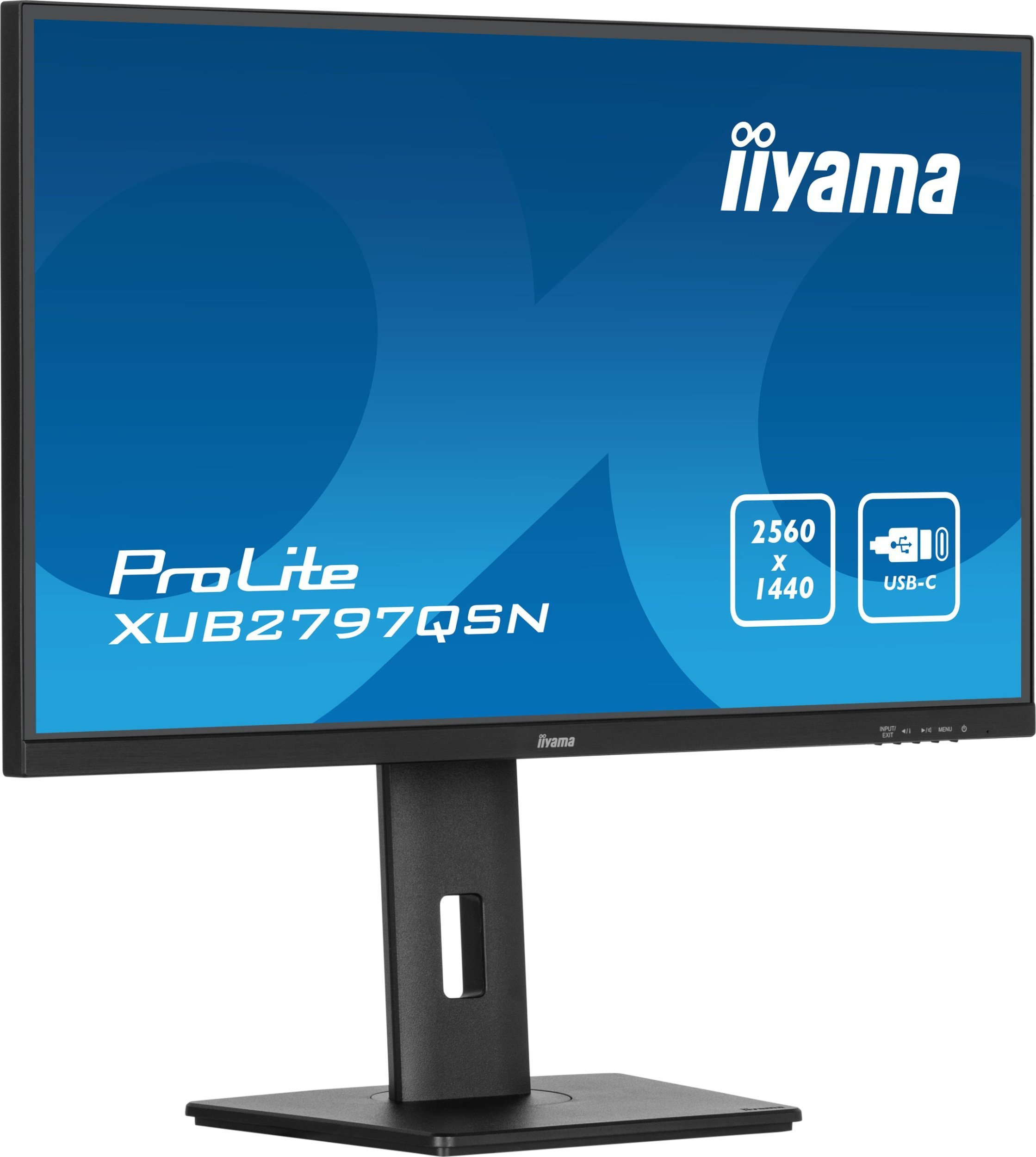 Monitor Iiyama ProLite XUB2797QSN-B2, 27", QHD 2560 x 1440, LED, i zi