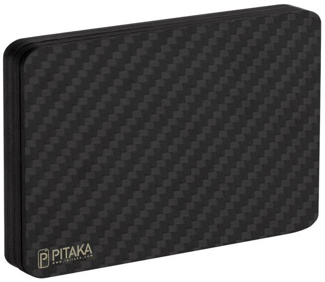 Kuletë magnetike Pitaka MagWallet, e zezë karboni
