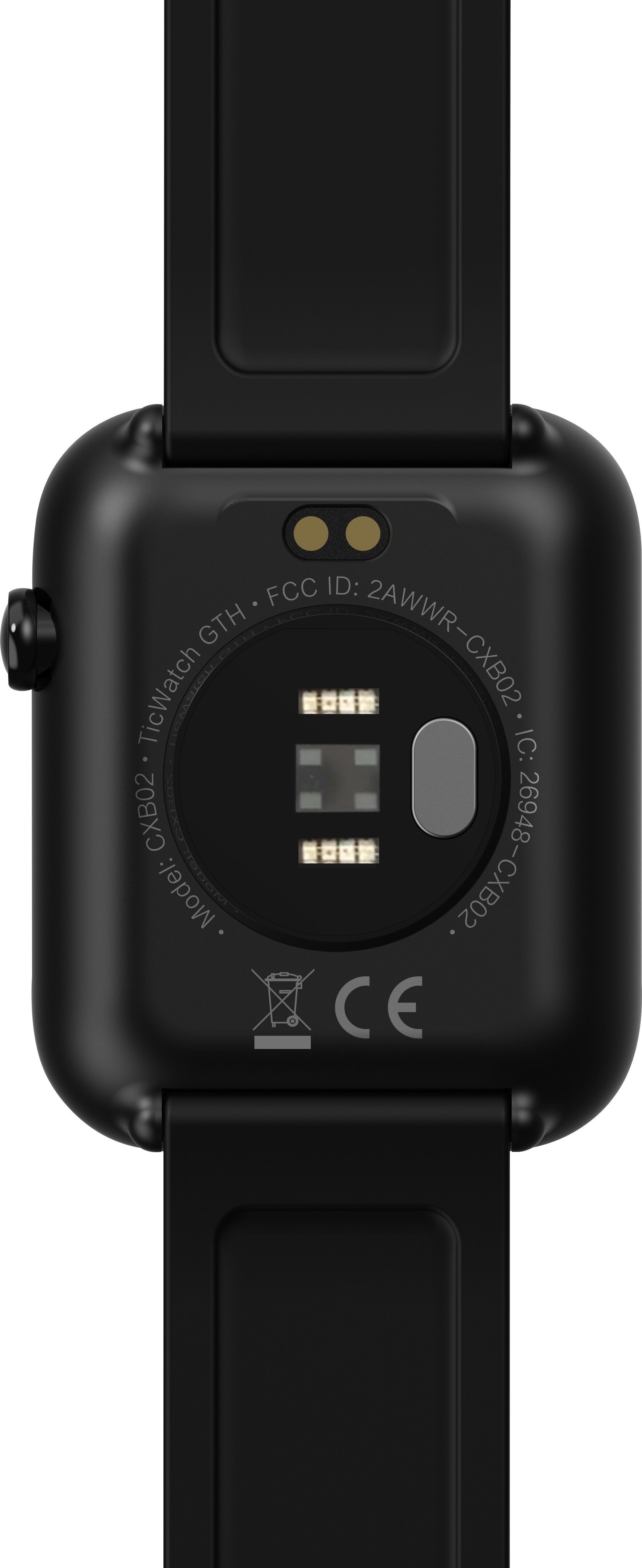 Ora inteligjente Mobvoi TicWatch GTH Raven, ekran 1.55", rezistencë ndaj ujit, e zezë