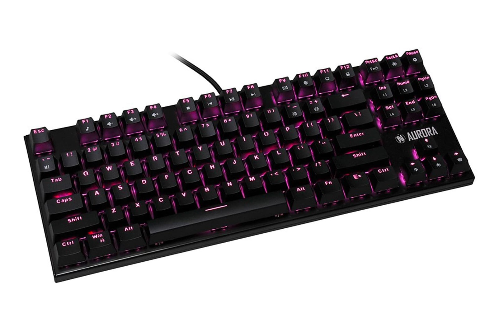 Tastierë iBOX Aurora K-2R, Blue Switch, RGB, e zezë