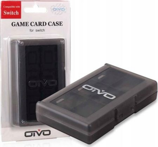 Kuti për kartelat e Nintendo Switch Ovio, e zezë