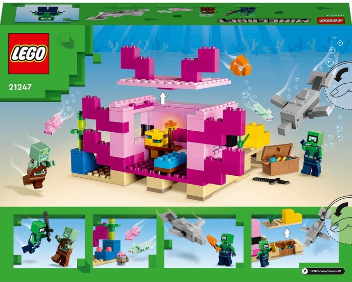 Set LEGO® Minecraft® 21247 Axolotl House